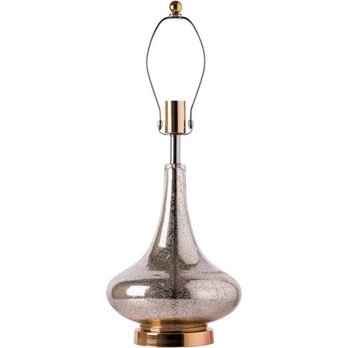 Carro Loto 1 Light 25" Table Lamp/Single, Gold Mercury/Beige