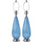 Carro Manolya 1 Light 28" Table Lamp, Set Of 2, Blue/White