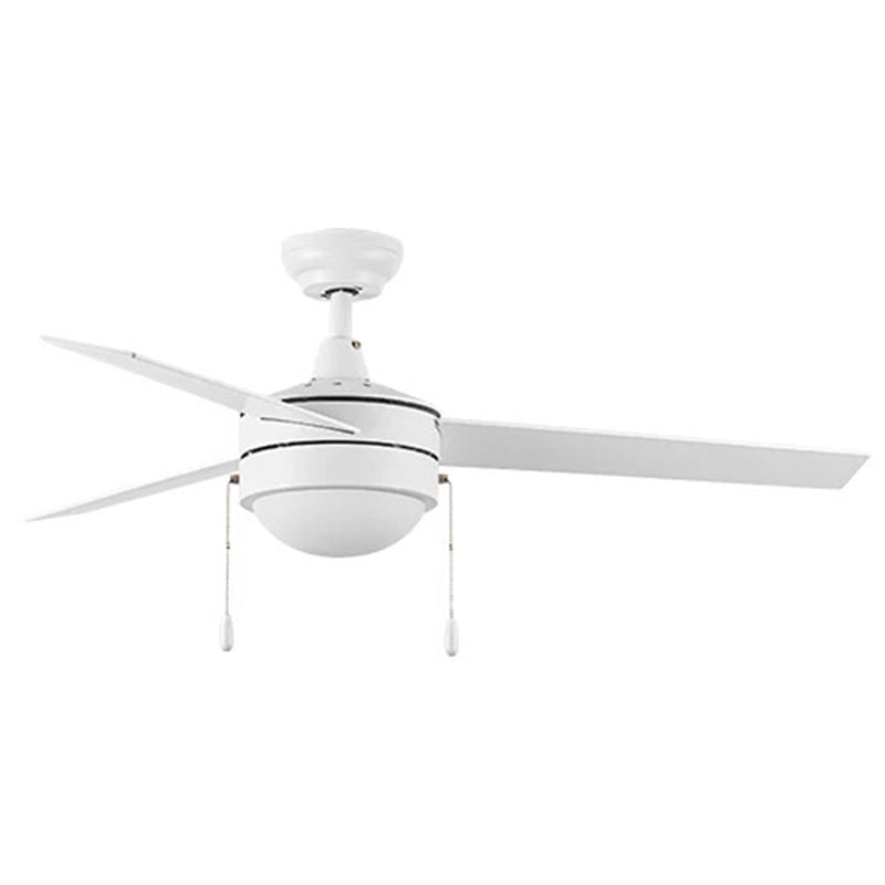 Carro Everett 48in 3-Blade Ceiling Fan | Modern White and Plywood | Living Room & Bedroom | 48 x 48 x 16 in, Indoor Only | Model VWGA-483C-L11-W1-1