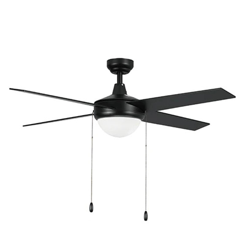 Carro Everett 48in 4-Blade Ceiling Fan | Black Plywood Blades and LED Light Kit | Living Room & Bedroom | 16 x 48 x 48 in | Model VWGA-484C-L11-B2-1