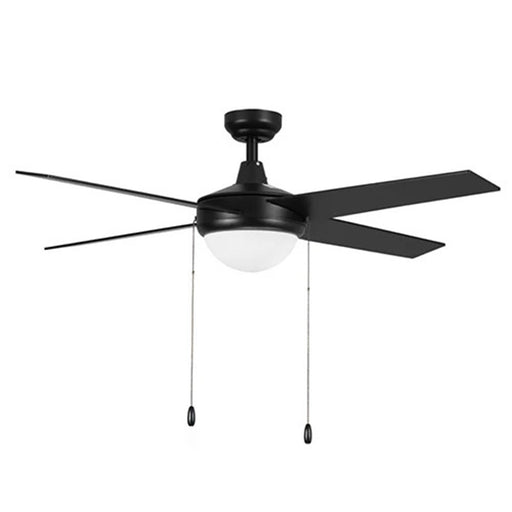 Carro Everett 52in 4-Blade Ceiling Fan | Modern Black Plywood Blades | Living Room & Bedroom | 52 x 52 x 16 in, 3-Speed | Model VWGA-524C-L11-B2-1