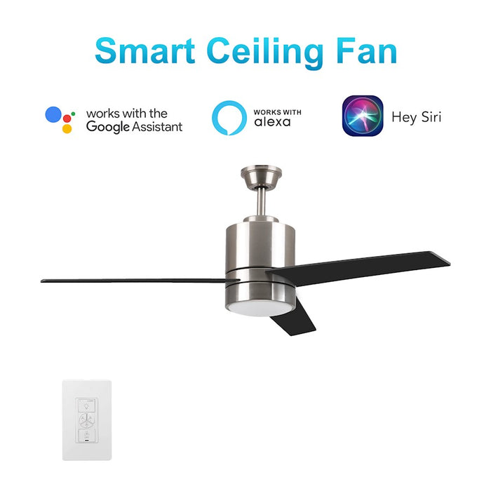 Carro Raiden 52" Wifi Ceiling Fan/LED Light Kit