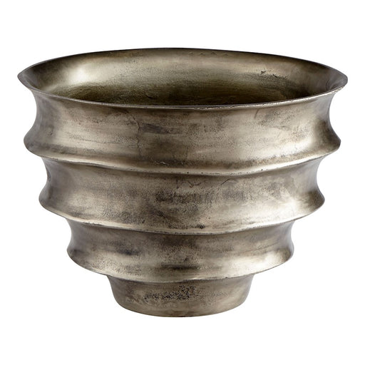 Cyan Design Spirula Planter, Pewter