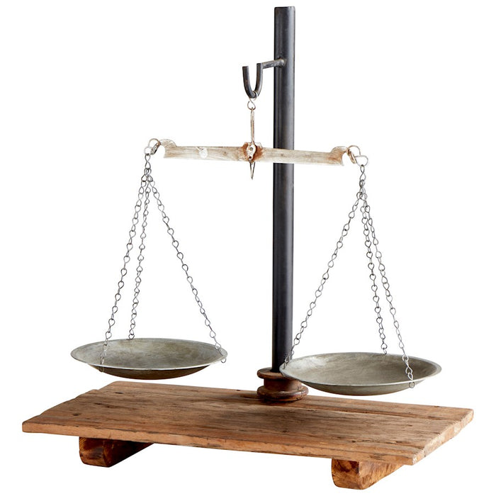 Cyan Design The Scales Of Sculpture, Walnut