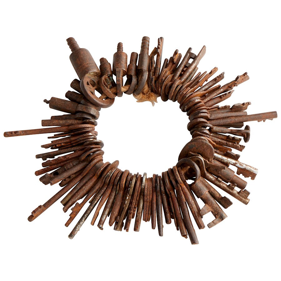 Cyan Design Key Ring, Rust