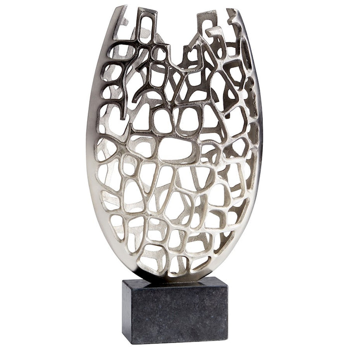 Cyan Design Blossoming Laurel Sculpture, Nickel