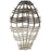 Cyan Design Small Wisteria Container, Zinc/Nickel