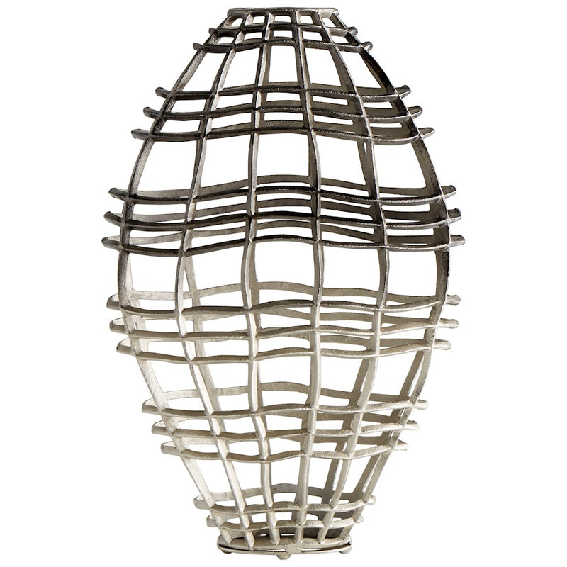 Cyan Design Large Wisteria Container, Zinc/Nickel