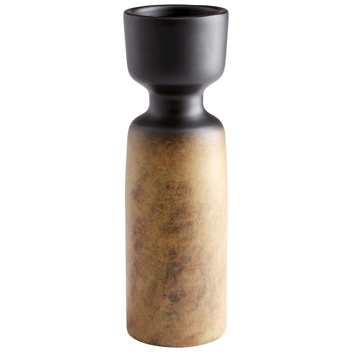 Cyan Design Large Chalice Vase, Rustic Patina