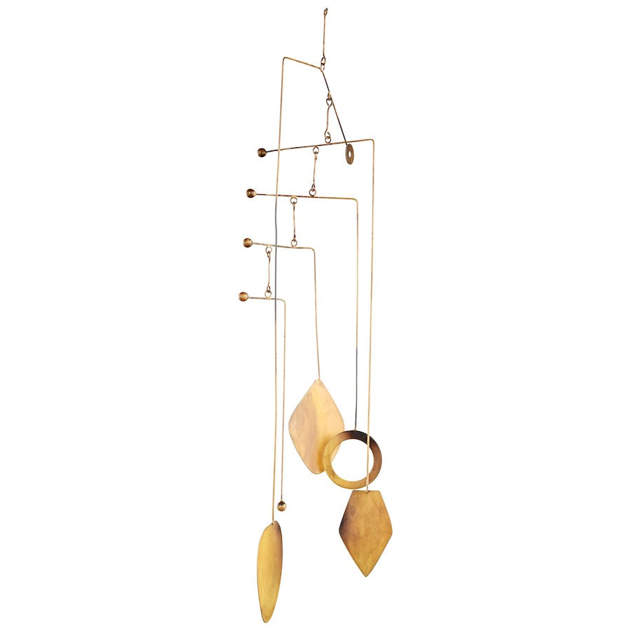Cyan Design Polaris Wall Decor, Burnt Brass