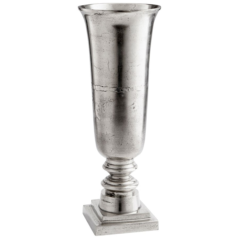 Cyan Design Large Relic Vase, Raw Nickel