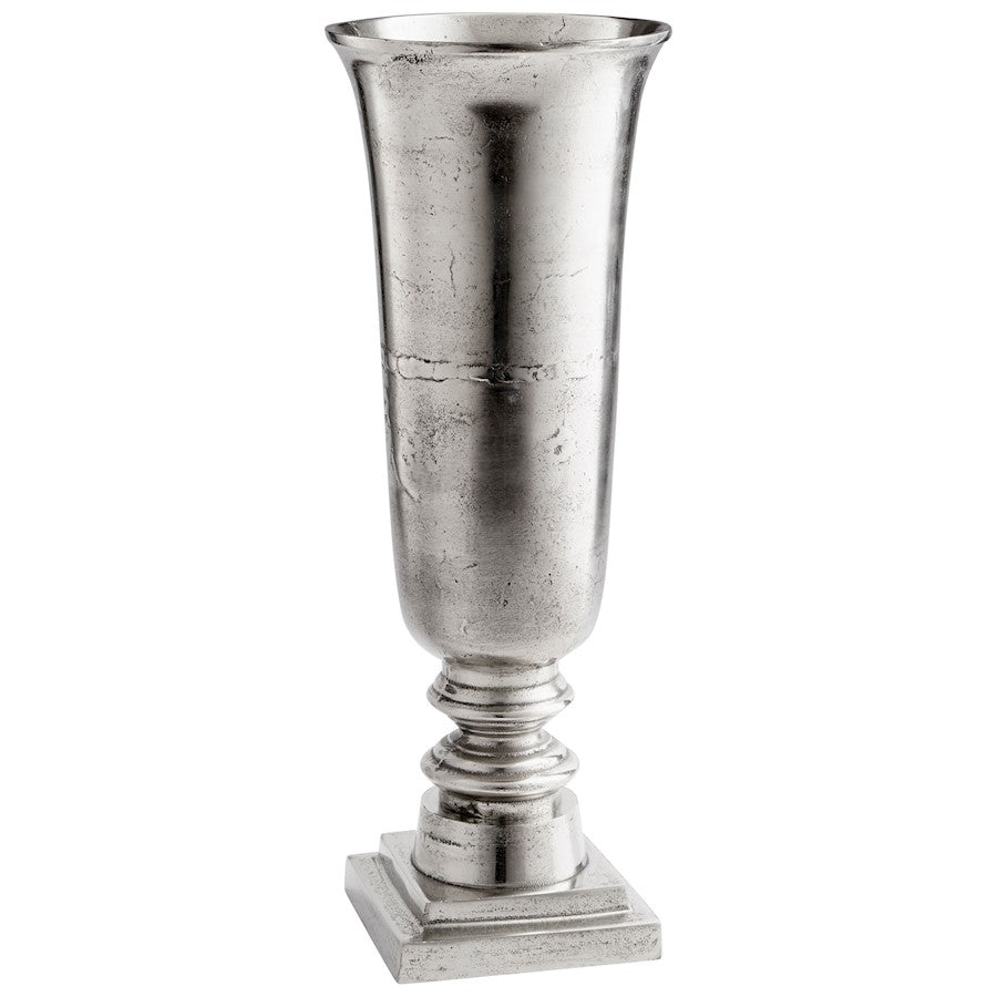 Cyan Design Large Relic Vase, Raw Nickel