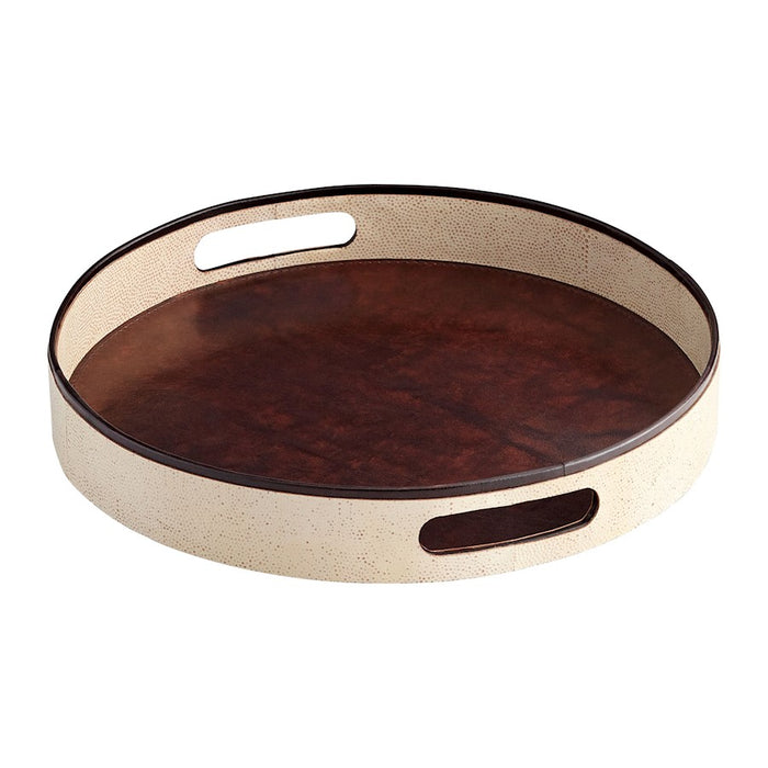 Cyan Design Small Marriot Tray, Beige/Brown