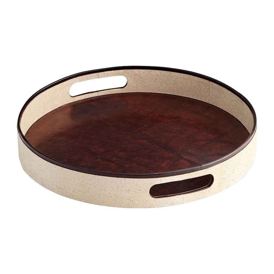 Cyan Design Small Marriot Tray, Beige/Brown