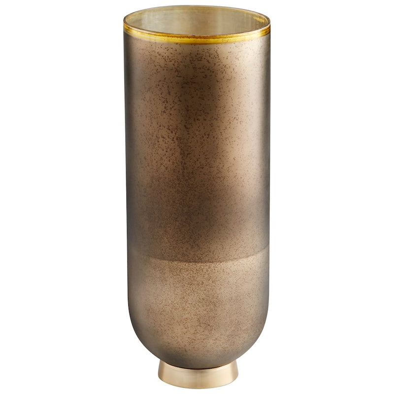 Cyan Design Large Pemberton Vase, Black Onyx/Champagne