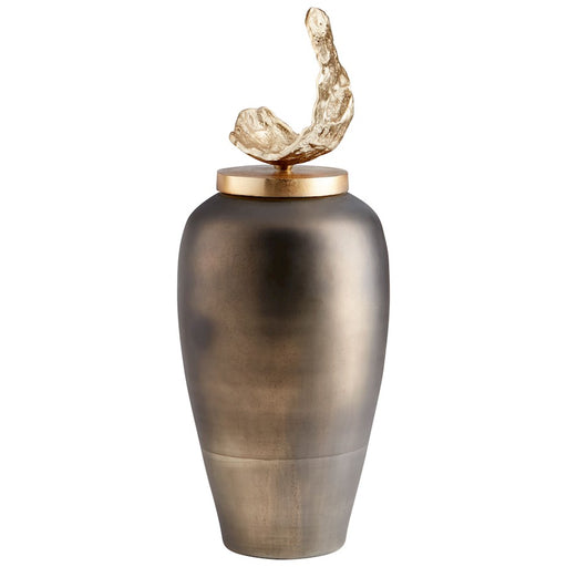 Cyan Design Polished Bark Sculpture, Black Onyx/Champagne