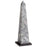 Cyan Design Herring Obelisk Sculpture, Grey/Black