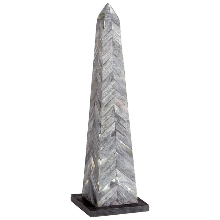 Cyan Design Herring Obelisk Sculpture, Grey/Black