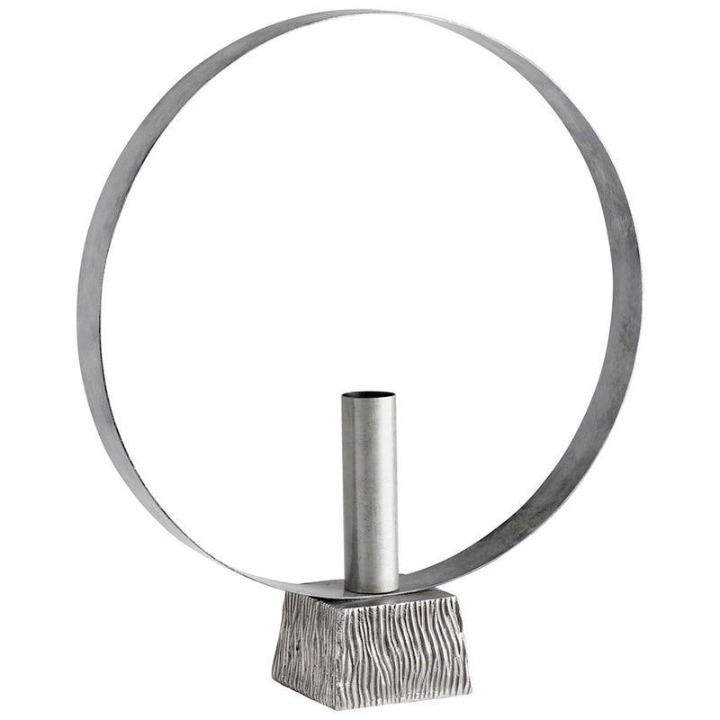 Cyan Design Radiant Halo Vase, Nickel