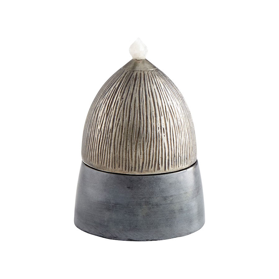 Cyan Design Medium Chestnut Candleholder, Antique Nickel