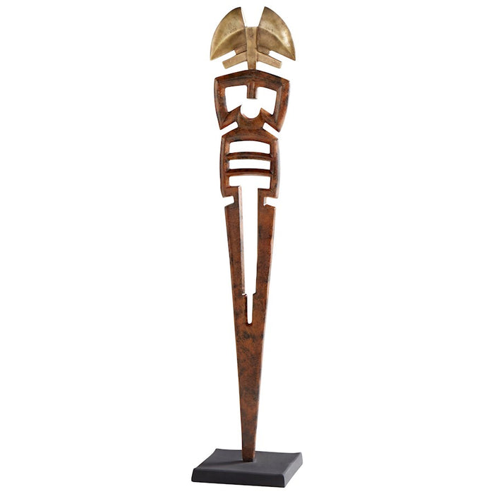 Cyan Design Belagae Sculpture, Antique Brass