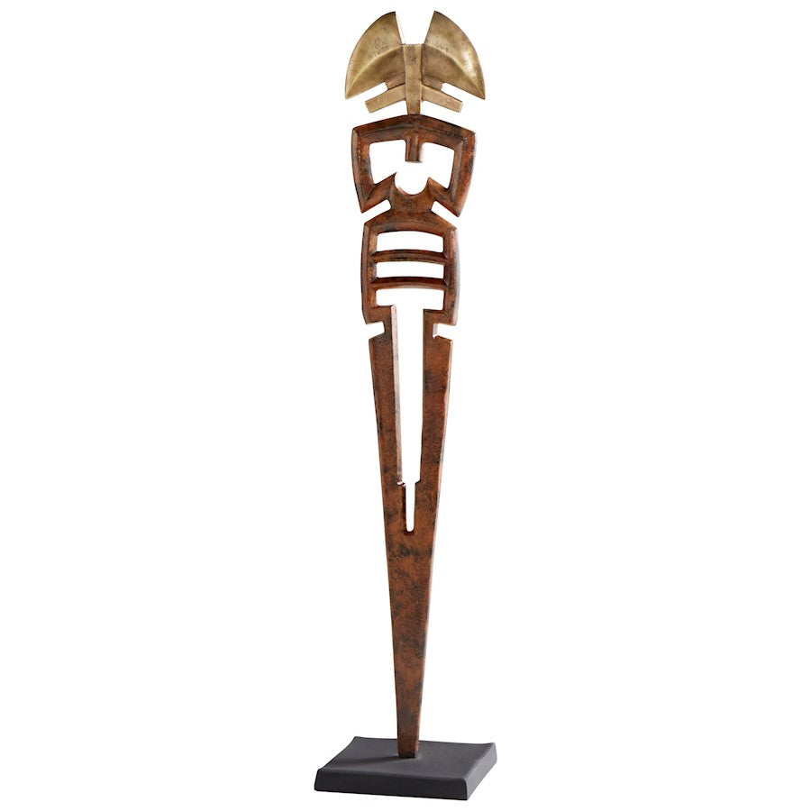 Cyan Design Belagae Sculpture, Antique Brass