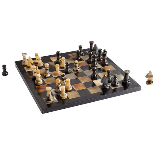 Cyan Design Checkmate Chess Board, Horn