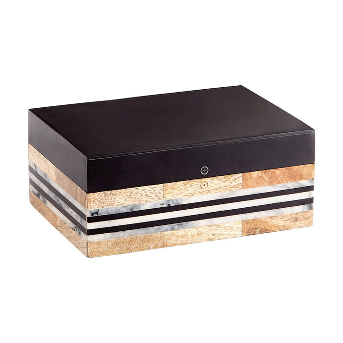 Cyan Design Large Avondale Container, Natural/Black