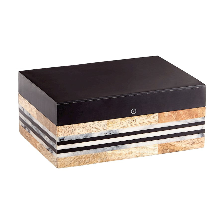 Cyan Design Large Avondale Container, Natural/Black