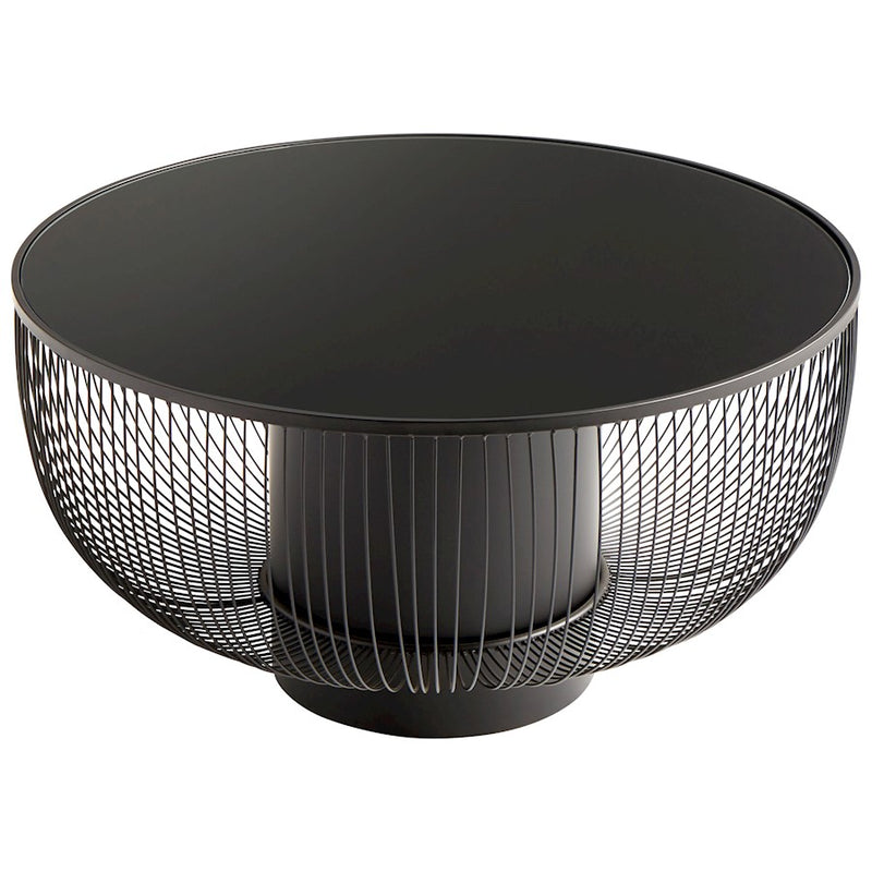 Cyan Design Large Carousel Table, Graphite