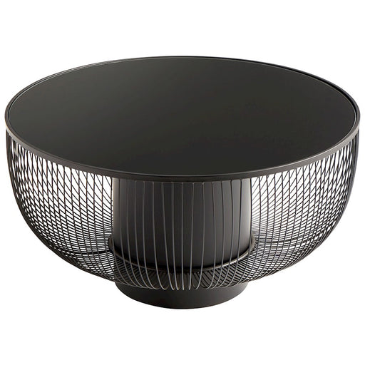 Cyan Design Large Carousel Table, Graphite