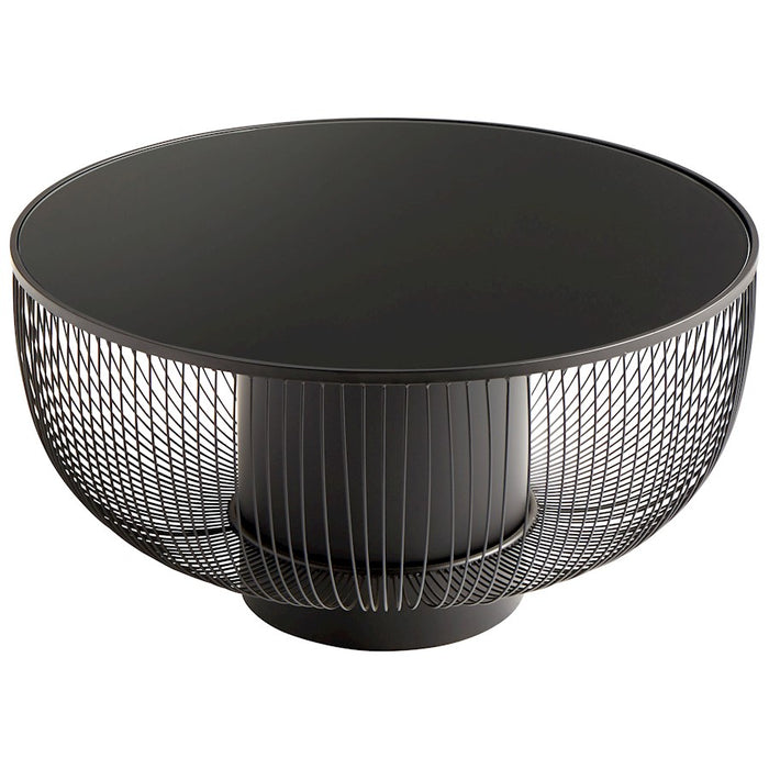 Cyan Design Large Carousel Table, Graphite