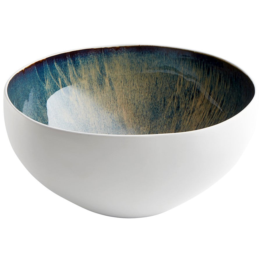 Cyan Design Large Android Bowl, White/Oyster
