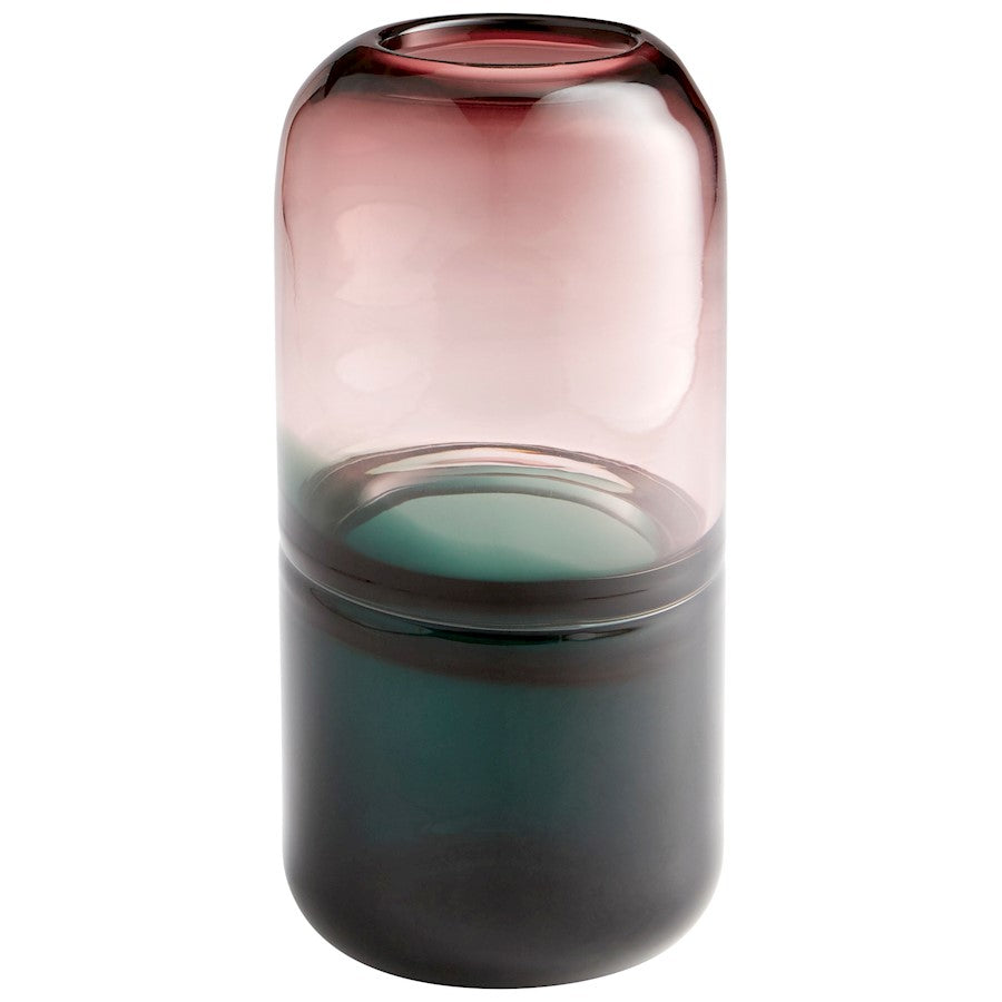 Cyan Design Small Moonsail Vase, Blush/Green