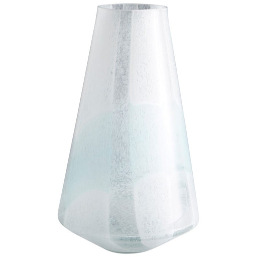 Cyan Design Large Backdrift Vase, Sky Blue/White