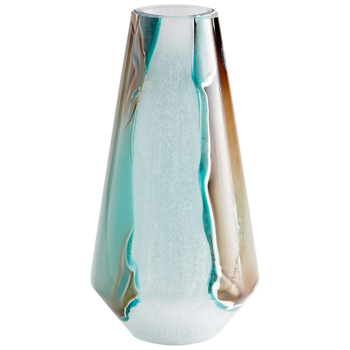 Cyan Design Medium Ferdinand Vase, Green/White