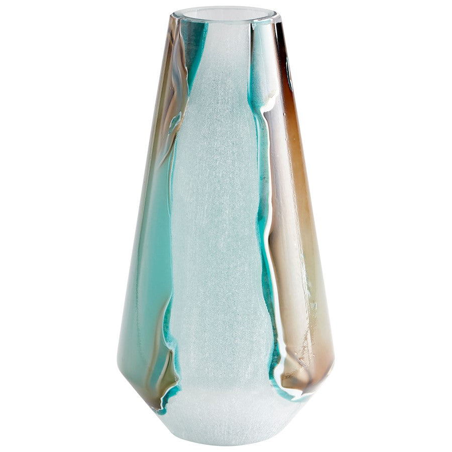 Cyan Design Medium Ferdinand Vase, Green/White