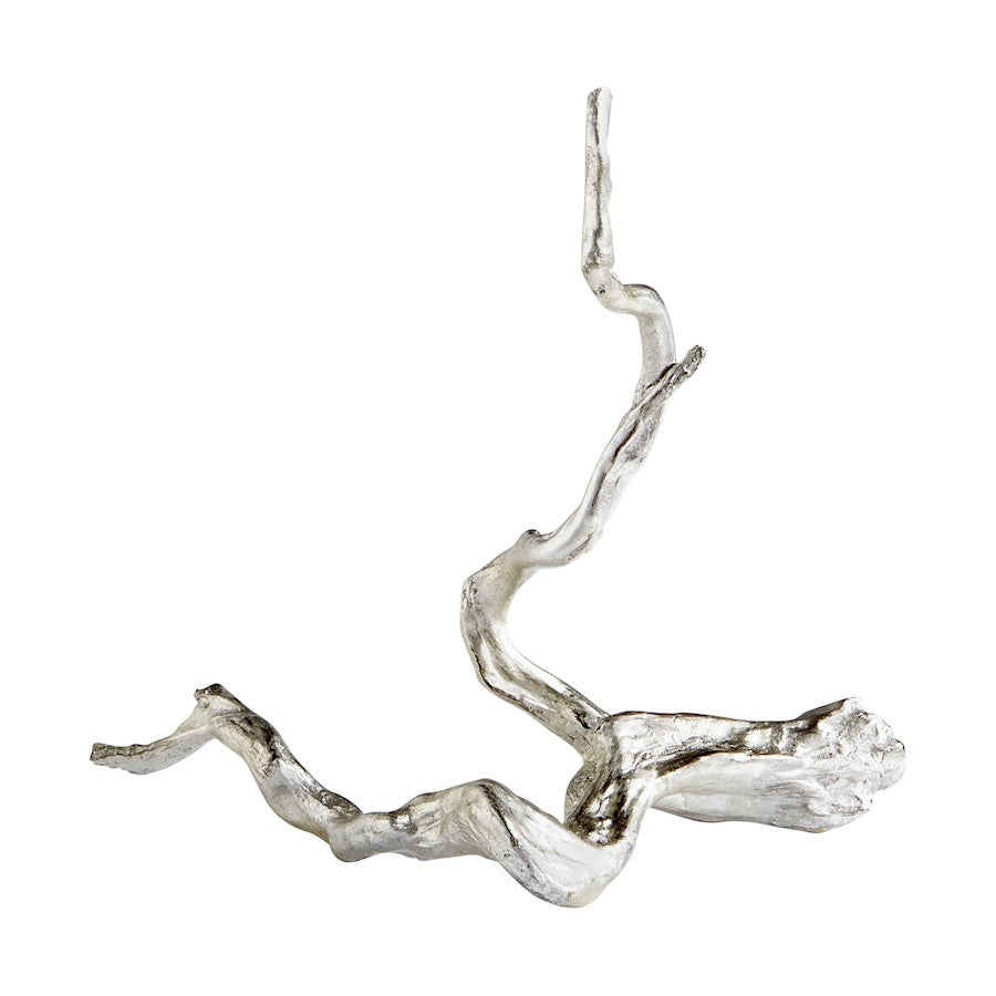 Cyan Design Small Drifting Sculpture, Silver Leaf