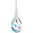 Cyan Design Large Pandora Vase, Amber/Blue