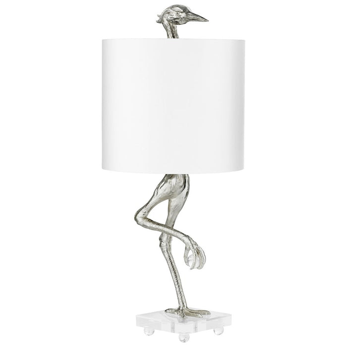 Cyan Design Ibis Table Lamp, Silver Leaf