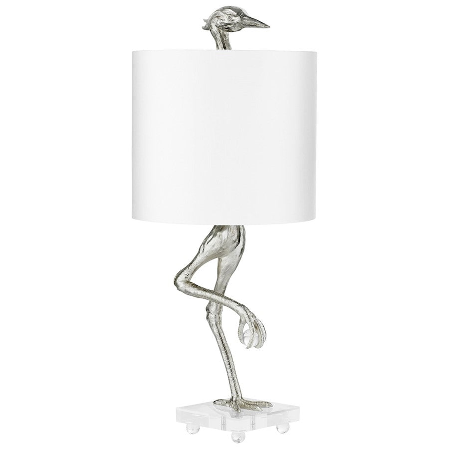 Cyan Design Ibis Table Lamp, Silver Leaf