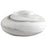 Cyan Design Moon Mist 6" Vase, White/Black Swirl
