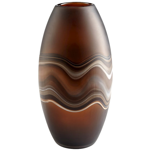 Cyan Design Nina Vase, Amber Swirl