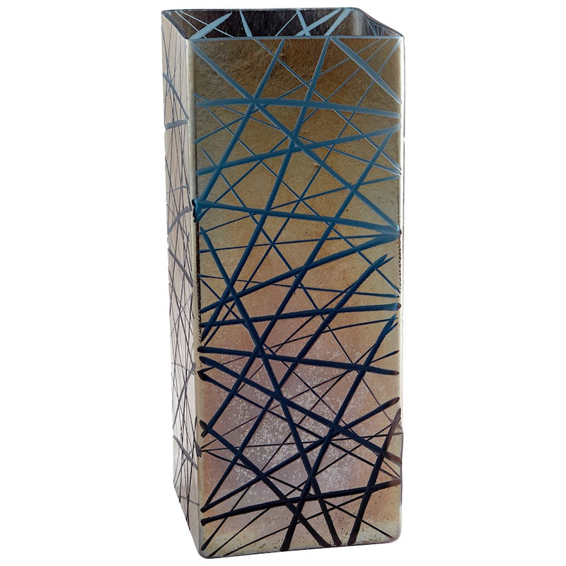 Cyan Design Calico Vase, Irridescent Gold