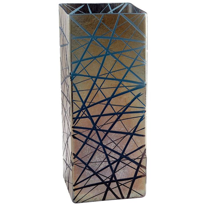 Cyan Design Calico Vase, Irridescent Gold