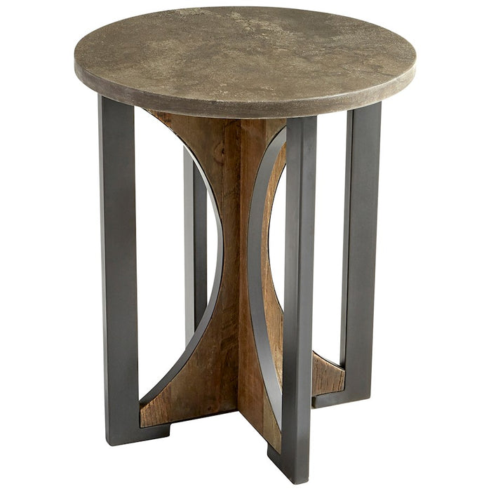 Cyan Design Savannah Side Table, Bronze/Dark Elm
