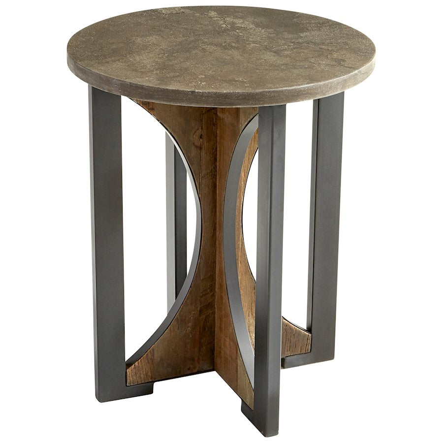 Cyan Design Savannah Side Table, Bronze/Dark Elm