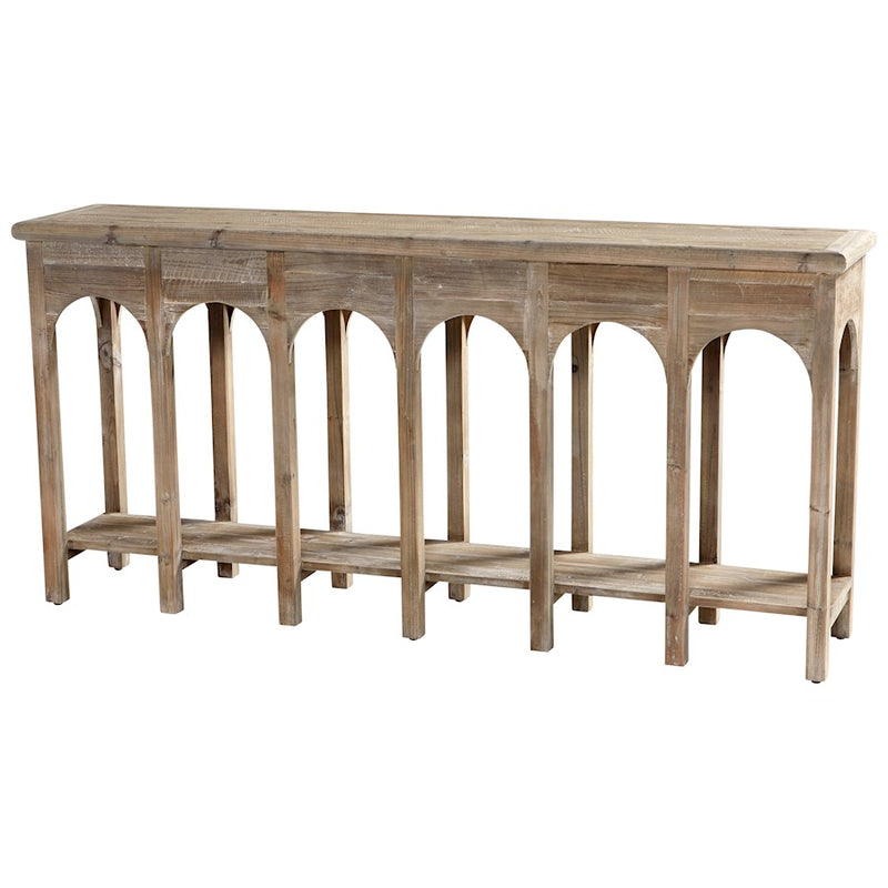 Cyan Design Sardinia Console Table, Weathered Pine