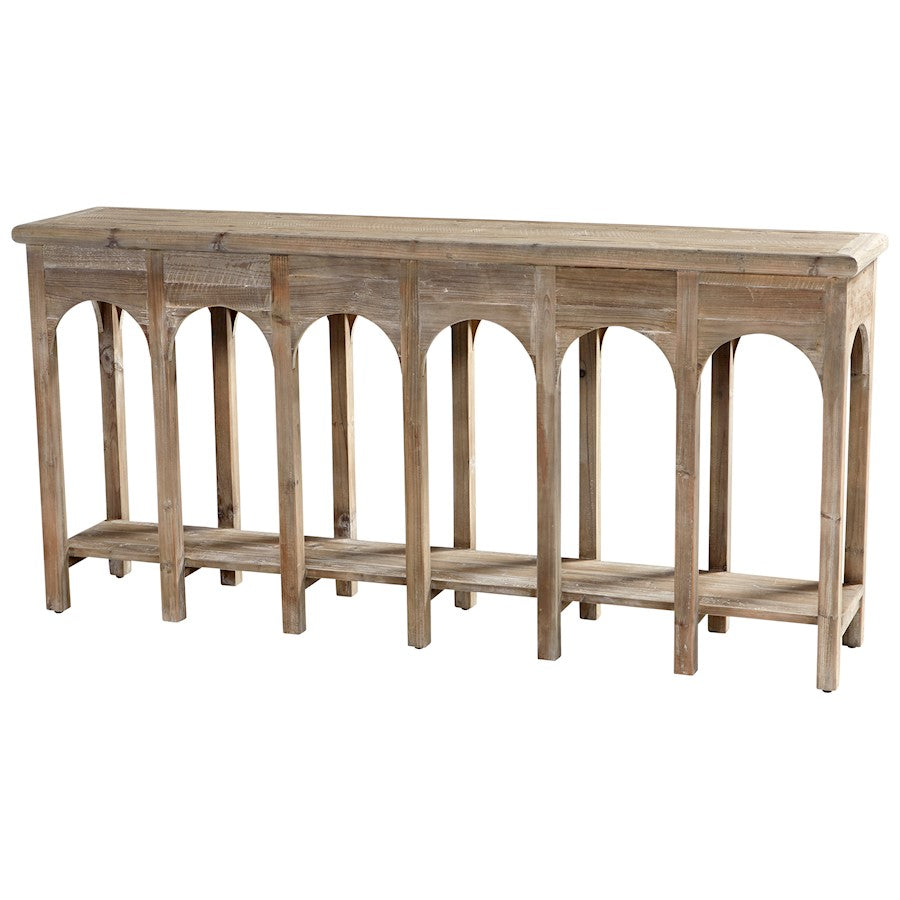 Cyan Design Sardinia Console Table, Weathered Pine
