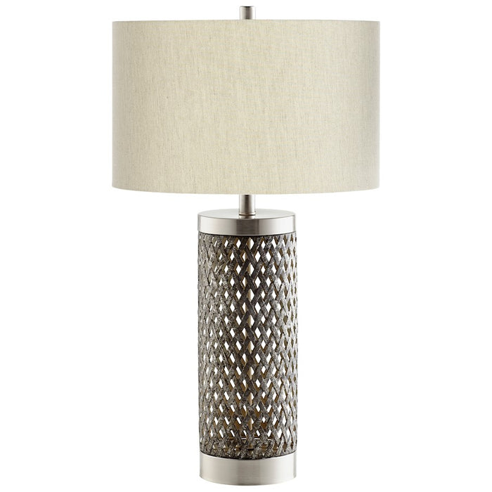 Cyan Design Fiore Lamp, Satin Nickel